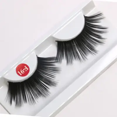 Black False Eyelashes for Cosplay Makeup Pair