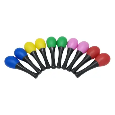 Red Rubber Hand Grasp Maracas Training Toys for Kids