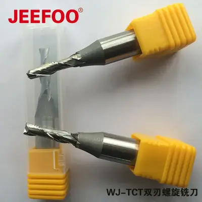 Double-Edged Spiral Milling Cutter Bakelite Handle