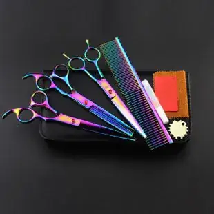 7.0 Inch Colorful Electroplated Scissors Set