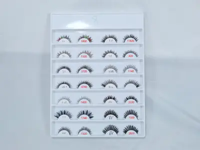 Handheld False Eyelashes Set for Makeup Application