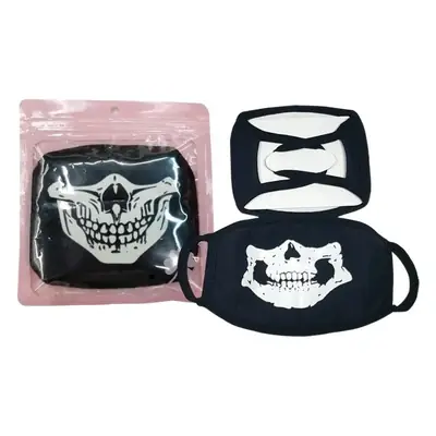 Fluorescence Mustache Mask for Men Women Halloween Cold Proof
