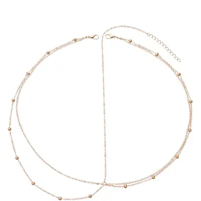 Gold Bead Chain for Women European American Fashion
