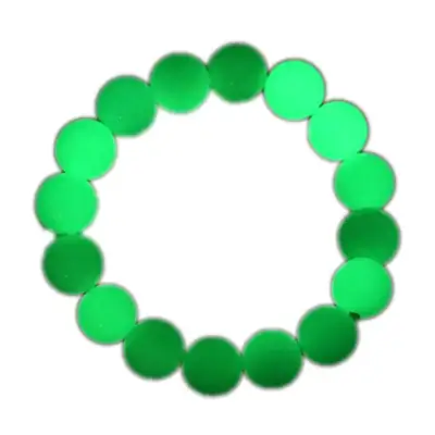 Fluorite Pearl Bracelet Green Ball Design