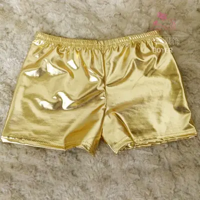 Gold Stretch Belly Dance Safety Pants Women