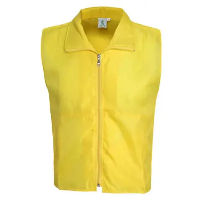 Waterproof Sleeveless Vest for Men Yellow