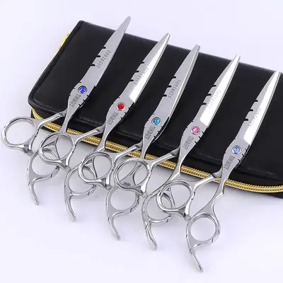 Professional Barber Scissors Stainless Steel 5.5-6.0mm