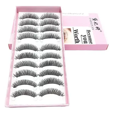 C1 Cotton Stalk False Eyelashes 10 Pairs