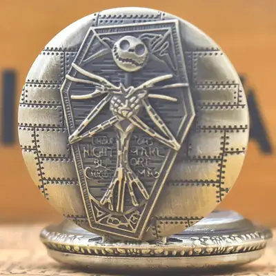 Retro Zombie Pocket Watch for Men Women Wholesale