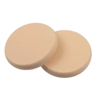 Hydrophilic Edging Makeup Sponge Puff White