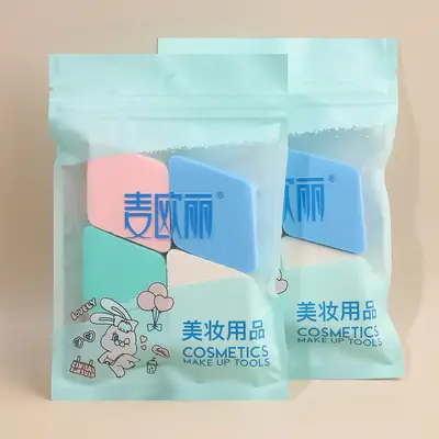 Factory Wholesale Maioli Four Color Diamond Puff Makeup Sponges