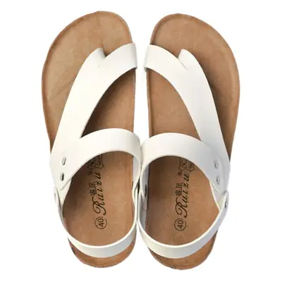 Foreign Trade Slippers Men's Summer Fashionable Flip-Flops Men's Cork Beach Korean Style Clip Foot Couple's Leather Sandals and Slippers Women's Summer