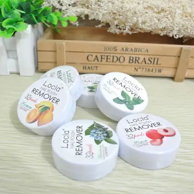 Locia Nail Polish Remover Wipes 32 Pieces Fruity Scent