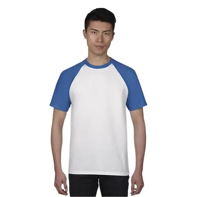 Men Pure Cotton Raglan Sleeve T-Shirt 5 Colors