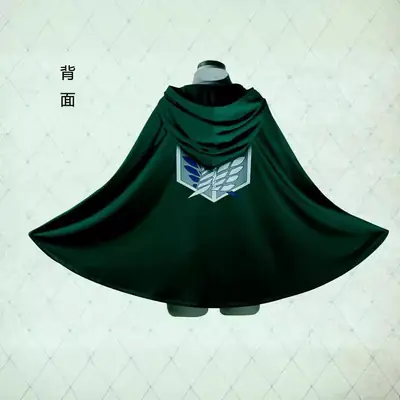 Giant Green Cloak Allen Mikasa Soldier Uniform