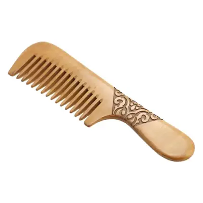 Wholesale Solid Wood Carved Comb for Hair