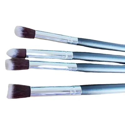 4 Pcs Long Handle Eye Shadow Brush Set