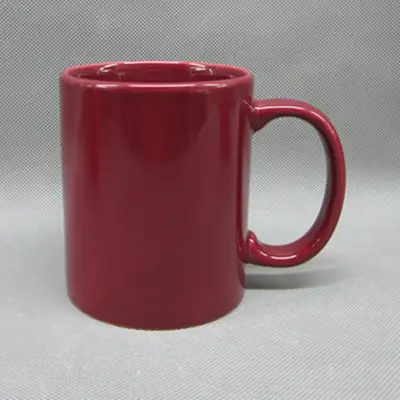 Pink Ceramic Mug with Glaze Finish