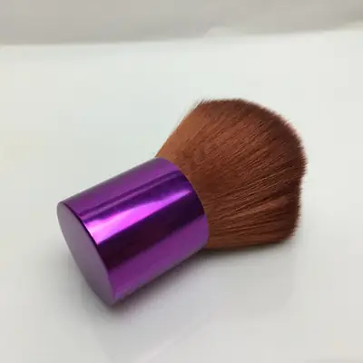 Purple Velvet Blush Brush for Makeup Application