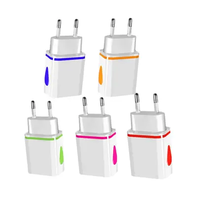 2 Usb Water Drop LED Charger Raindrop Travel Charging Head