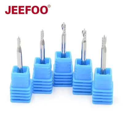 Single Edge Spiral Engraving Cutter Blue Acrylic
