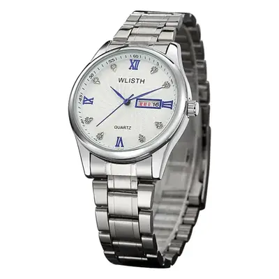Walishi Gold Silver Watch for Men Waterproof Stainless Steel Belt