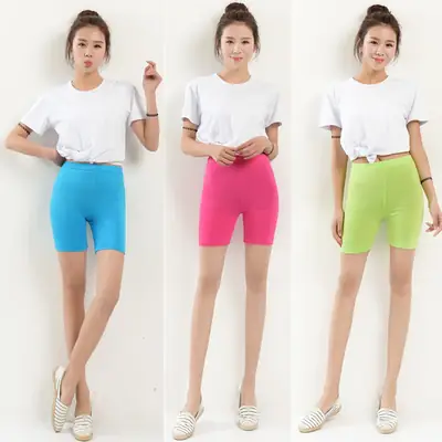 Women's Modal Anti-Exposure Shorts Large Colorful