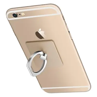 Gold Phone Holder with Magnetic Ring Stand