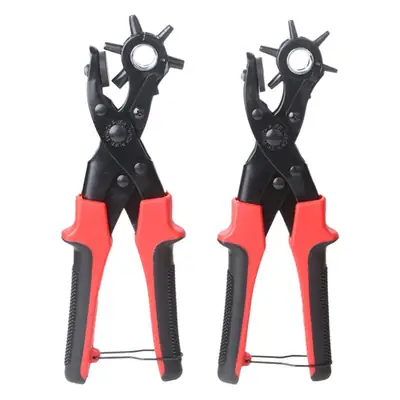 Multifunctional Belt Punch Pliers Red 23mm