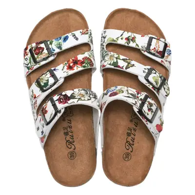 Foreign Trade Slippers Women's Summer Fashionable Flip-Flops Men's Cork Beach Korean Style Clip Flip-Flops Men's Summer Leather Sandals for Couple