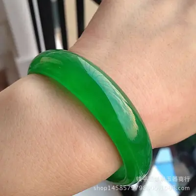 Imperial Green Jade Bracelet for Men Women