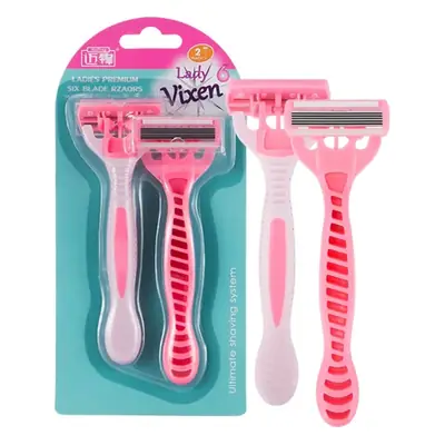 Underarm Shaver with 6-Layer Blade for All Body Areas