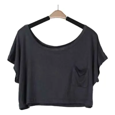 Red Women's Ultra-Short Sleeve T-Shirt with Pocket