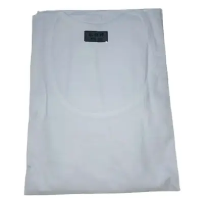 Men Cotton Oversized White Crew Neck T-Shirt