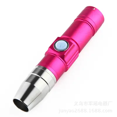 365 Rechargeable Purple LED Flashlight with Banknote Detection