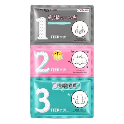 Blackhead Removal Nasal Sticker Mask 3 Steps