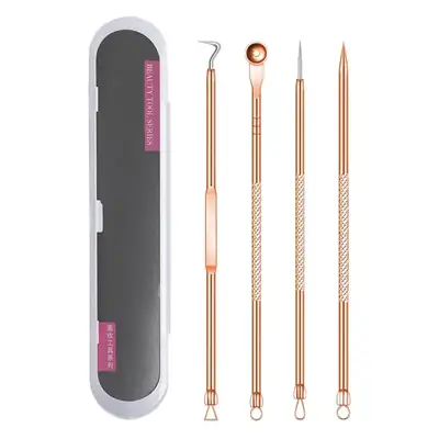 Factory Wholesale Rose Gold Acne Needles 4Pc Set