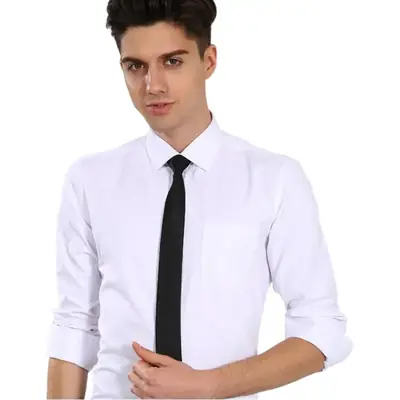Distribution Men's Pink Slim Fit Long Sleeve Shirt