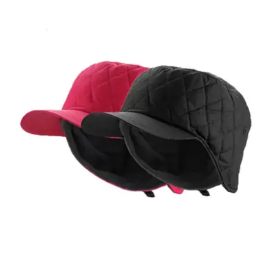 Fleece Winter Cap Brown Solid Color