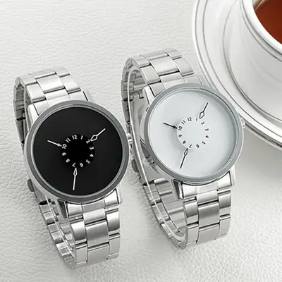 Amst Aimeite Multi-Functional Retro Watch Silver Stainless