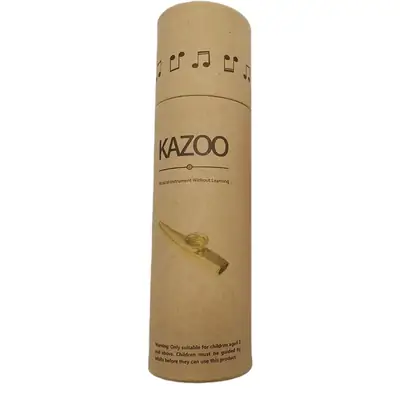 Green Metal Kazu Flute Cylinder Playing Instrument