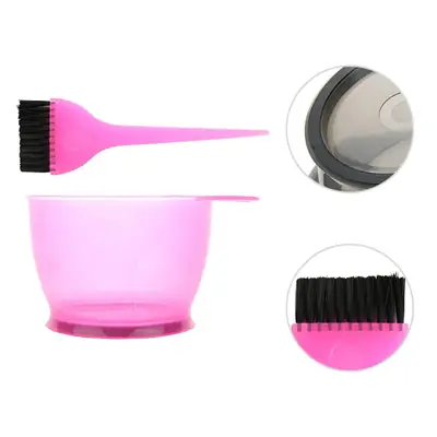Hair Coloring Brush & Bowl Set Pink