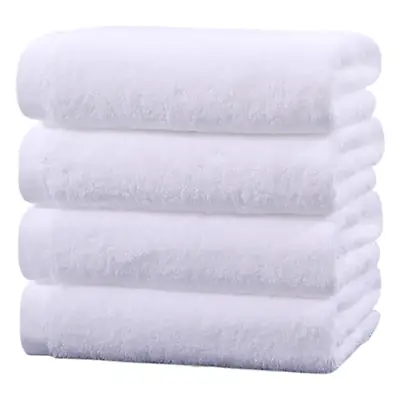 Pure Cotton Thickened White Towels 16 Count