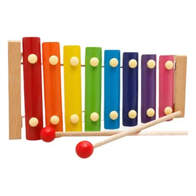 Wooden Eight-Note Musical Instrument for Kids