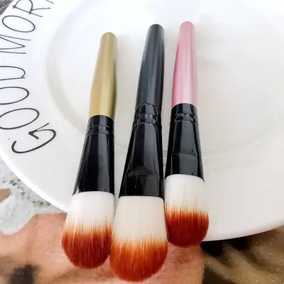 Makeup Brushes Set with Gold Pink Black Handles