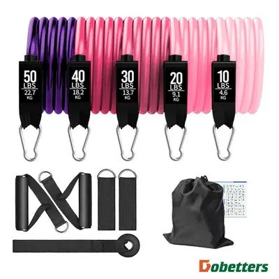 Muscle training belt 11 piece fitness puller pull rope pull rope kit puller kit wholesale
