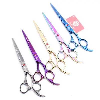 Purple Dragon 7.0" Color Electric Hair Scissors