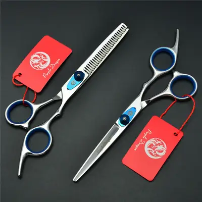 Zilong 6.0 inch Silver Hair Scissors Set
