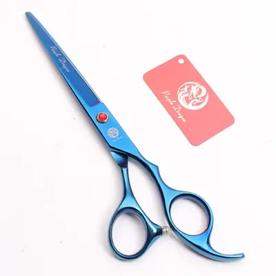 Blue 8.0 Inch VIP Hair Scissors for Big Dogs