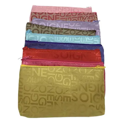 Purple Printed Cosmetic Storage Bag Small Portable